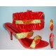 TSH-27 RED ITALIAN SHOE AND BAG