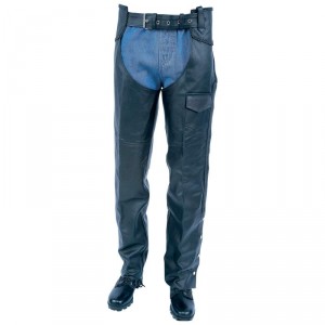 Rocky Mountain Hides Unisex Solid Genuine Cowhide Leather Chaps