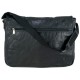 Maxam Italian Mosaic Design Genuine Leather Messenger-Style Attach Case