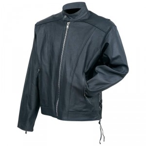 Rocky Mountain Hides Solid Genuine Cowhide Leather Cruiser Jacket