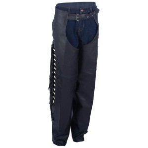 Rocky Mountain Hides Solid Genuine Cowhide Leather Chaps