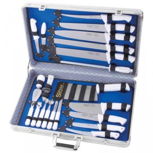 Slitzer 22pc Professional Cutlery Set in Case