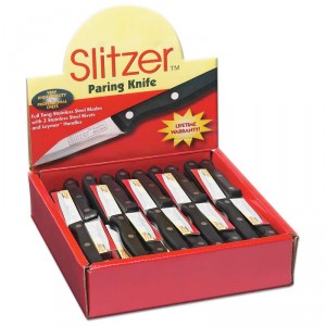 Slitzer 60pc Paring Knives in Countertop Display