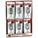 Yorkcraft 24pc LED Light and Bottle Opener Keychains in Countertop Display