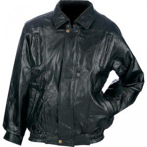 Maxam Brand Italian Mosaic Design Genuine Top Grain Lambskin Leather Jacket