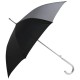 All-Weather 48 Black Umbrella with Aluminum Shaft and Handle