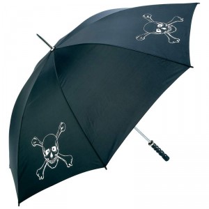 Diamond Plate 60 Skull and Crossbones Umbrella