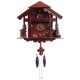 Kassel Cuckoo Clock with Multiple Moving Figures