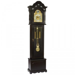 Edward Meyer Grandfather Clock with Mother-of-Pearl Inlay