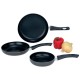 Chefs Secret 3pc Aluminum Frypan Set