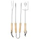 Yorkcraft 3pc Barbeque Tool Set