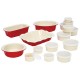 Wyndham House 28pc Stoneware Bakeware Set