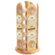 HealthSmart Rotating Bamboo 25-Cup Rack