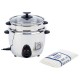 Precise Heat 1.9qt (1.8L) Stainless Steel Interior and Exterior Rice Cooker