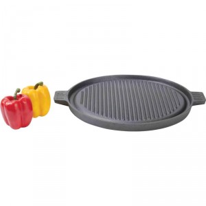 Country Morning Cast Iron Stovetop Round Griddle