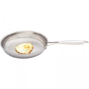 Chefs Secret 9-1/2 T304 Stainless Steel Non-Stick Frypan