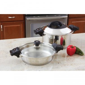Precise Heat 12-Element Low-Pressure, Pressure Cooker