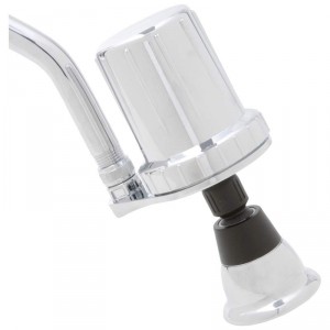 Chrome In-Line Shower Filter