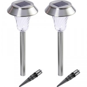 Wyndham House 2pc Solar Garden Light Set