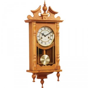 Kassel 15-Day Oak Wall Clock