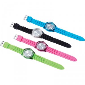 Navarre 12pc Silicone Band Watch Set