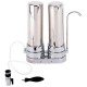 Model 4500 Stainless Steel Countertop Dual-Stage Water Filtration System