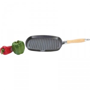 Country Morning Cast Iron Square 11 Griddle Pan