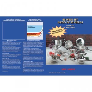 Brochure for KTSS22 cookware