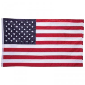 5 x 3 100% Nylon Embroidered USA Flag