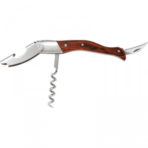 Wyndham House Classic Waiter-Style Corkscrew, Bottle Opener and Blade