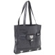 Embassy Italian Stone Design Genuine Lambskin Leather Shopping Bag