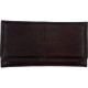 Embassy Ladies Chocolate Brown Solid Genuine Leather Wallet