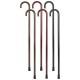Classic Safari 6pc Hardwood Walking Stick Set