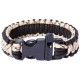 Maxam 9 Desert Camo and Black Paracord Bracelet