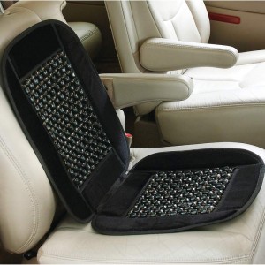Maxam Velour/Beaded Seat Cushion