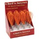 Chefs Secret 12pc 10 Silicone-Coated Whisks in Countertop Display