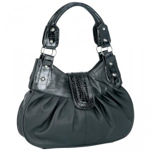 Embassy Italian Stone Design Genuine Lambskin Leather Purse