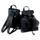 Maxam Italian Mosaic Design Genuine Lambskin Leather Backpack/Purse
