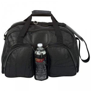 Embassy Italian Stone Design Genuine Cowhide Leather Tote Bag