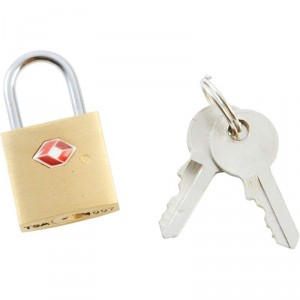 Diamond Plate 10pc Brass Luggage Locks in Countertop Display