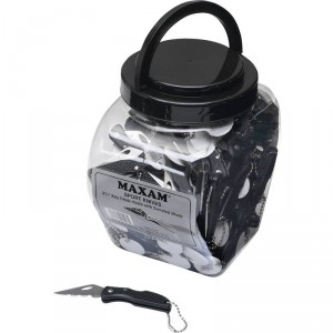 Maxam 144pc Keychain Knives in Countertop Display