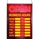 Mitaki-Japan OPEN with Business Hours LED Sign