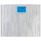 HealthSmart Large Glass Electronic Bathroom Scale with Attractive Pattern on Glass