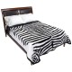 Wyndham House White Tiger Print Heavy Luxury Blanket