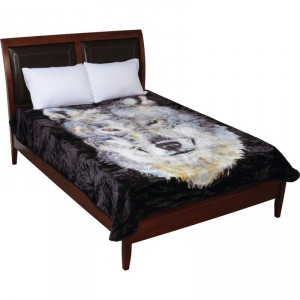 Wyndham House Wolf Blanket