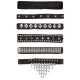 Diamond Plate 6pc Genuine Leather Choker Set