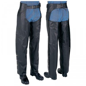 Rocky Mountain Hides Unisex Solid Genuine Buffalo Leather Chaps