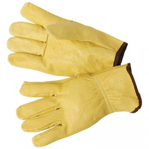 Maxam Solid Genuine Leather Work and Driving Gloves