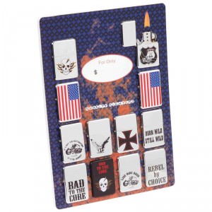 Maxam 12pc Lighters in Countertop Display