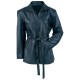 Rocky Mountain Hides Ladies Solid Genuine Cowhide Leather Mid-Length Jacket